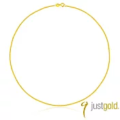 【Just Gold 鎮金店】18K金 文武鍊MN(18吋)