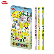 利百代 CB-401交通號誌三角桿鉛筆 2B 12入/盒