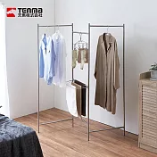 【日本天馬】PORISH 室內用極簡輕量多功能折疊掛衣架-M-DIY