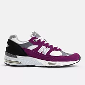 New Balance 紐巴倫 991 [M991PUK] 男 運動休閒鞋 復古鞋 英國製 緩震 穿搭 紫灰白