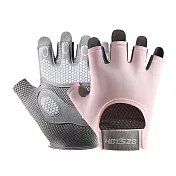 【JAR嚴選】運動健身耐磨手套 櫻花粉M