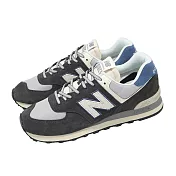 New Balance 休閒鞋 574 男鞋 女鞋 灰 藍 麂皮 經典 NB 紐巴倫 U574NVE-D