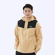 【遊遍天下】男款GlobeTex防水透濕防風保暖刷毛軟殼外套(GJ23049) 2XL 卡其