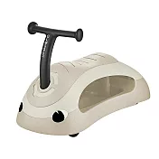 【GLOBBER 哥輪步】WALK N’ROLL 2合1學步嚕嚕車-燕麥奶茶色(滑步車、學步車、嚕嚕車) 燕麥奶茶色