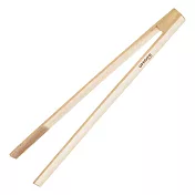 《GHIDINI》簡約木製餐夾(30cm) | 木夾 料理夾 分菜夾 食品夾