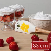 《NOW》不沾鍋木柄矽膠刮刀 - 蜜語花開33cm