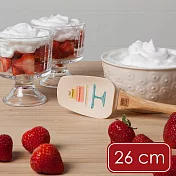 《NOW》不沾鍋木柄矽膠刮杓(慶祝蛋糕26cm) | 攪拌刮刀