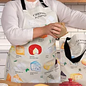 《NOW》平口圍裙(起司圖鑑) | 廚房圍裙 料理圍裙 烘焙圍裙
