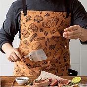 《NOW》交叉肩帶圍裙(烤肉派對) | 廚房圍裙 料理圍裙 烘焙圍裙