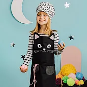 《danica》Jubilee廚師帽+平口雙袋兒童圍裙 - 小貓咪