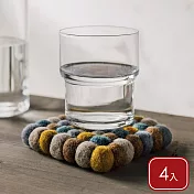 《danica》Heirloom羊毛氈杯墊4入 - 田野