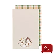《danica》Jubilee純棉擦拭布2入 - 山林小屋71cm