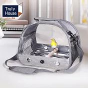 【Truly House】外出透明透氣手提包 養鳥 提籠 鳥類包 寵物包 鸚鵡