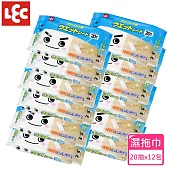 日本LEC 激落地板用抗菌清潔濕拖巾20枚x6組