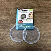 美國優康 U-Konserve 圓形防漏鉑金級矽膠保鮮盒蓋 150ml_透明兩入組_UKL008-1