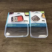 美國優康 U-Konserve 防漏鉑金級矽膠保鮮盒蓋方形 900ml+長形 750ml_透明兩入組_UKL010