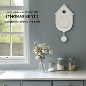 Thomas Kent|Cuckoo 13吋 北歐森林擺錘咕咕鐘 -多色可選 ( 計時鐘 壁掛式時鐘 簡約時鐘 極簡靜音時鐘 客廳壁鐘 掛鐘 藝術鐘 ) 煙霧灰