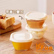 【iSFun】碟碟保鮮 多功能玻璃保鮮盒120ml/一組3入 一組三入
