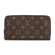 LV Monogram ㄇ型拉鍊長夾_展示品 (內裡紫紅)