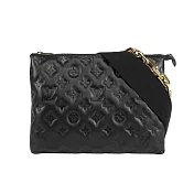 LV Coussin PM 小羊皮鏈帶/斜背二用枕頭包_展示品 (黑色)