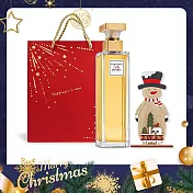 ARDEN 雅頓 第五大道淡香精(125ml)-國際航空版附提袋+聖誕木質擴香擺飾-聖誕交換禮物-國際航空版