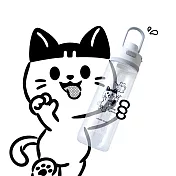 【THERMOS膳魔師】靈魂喵喵系列 輕水瓶710ml_(TP4329DDS-CL)喝水魂