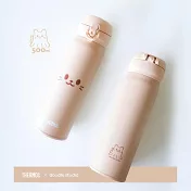 【THERMOS膳魔師】靈魂喵喵 保溫瓶500ml_大臉魂(JNL-504DDS-LMT)
