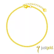 【Just Gold 鎮金店】相扣 黃金手鍊 (網路限定)