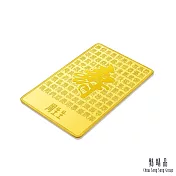 【點睛品】壽山福海 珍藏黃金金片 1兩_計價黃金(37.5克)