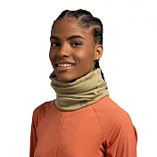 【西班牙BUFF】保暖織色 250 gsm美麗諾羊毛頭巾- 秋黃銀杏