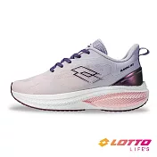 【LOTTO 義大利】女 氫馳Q彈避震跑鞋- 23cm 粉紫