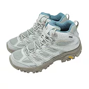 Merrell 登山鞋 Moab 3 Mid GTX 男鞋 灰 藍 防水 越野 郊山 戶外 ML066061
