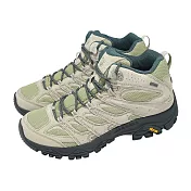 Merrell 登山鞋 Moab 3 Mid GTX 男鞋 綠 灰 防水 越野 郊山 戶外 ML066065