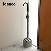 【日本ideaco】CUBE 砂岩9孔雨傘架- 岩灰
