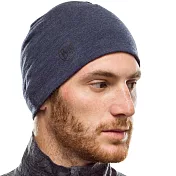 【BUFF西班牙】保暖-250gsm美麗諾羊毛帽- 午夜藍