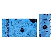 Pelliot多功能戶外百變魔術頭巾帽6603203(防風包頭面罩口罩防塵;STORM BREATH速乾面料;女男通用) 天藍