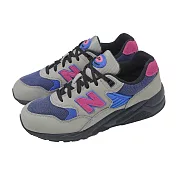 New Balance NB 休閒鞋 580 男鞋 灰 紫 Levis 聯名 復古 麂皮 緩震 MT580LV2-D 27cm DARK GREY/BLUE/BLACK
