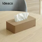 【日本ideaco】box grande 面紙盒- 土褐