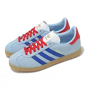 adidas 高爾夫球鞋 Gazelle Golf 男鞋 女鞋 藍 紅 金標 麂皮 防水鞋面 愛迪達 IH8553