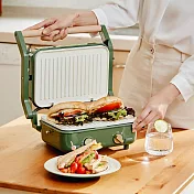 ★超值雙12★MATURE美萃 夾心陶瓷爐-深茉綠 CY-1624+贈 Umei又美 二合一可拆卸手柄油炸鍋保鮮盒（2.3L）