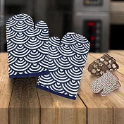 日式隔熱手套-厚-2支入x4組