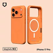 犀牛盾 iPhone 17 Pro SolidX MagSafe兼容 強化吸震緩衝防摔磁吸手機殼- 螢光橘