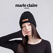 【ONEDER 旺達】美麗佳人系列毛帽-立體標-  黑 MC-LN06-1