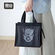 【日本霜山】印花風防潑水保溫保冷手提便當袋
