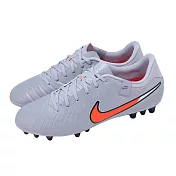 Nike 足球鞋 Legend 10 Academy AG 男鞋 紫 橘 人工草皮 DV4340-402