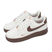 Nike 休閒鞋 Wmns Air Force 1 07 女鞋 米白 棕 AF1 復古 運動鞋 IM3378-122
