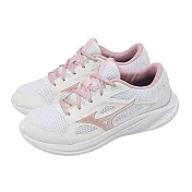 Mizuno 慢跑鞋 Maximizer 27 寬楦 女鞋 白 粉紅 緩震 運動鞋 美津濃 K1GA2501-25