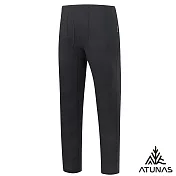 【ATUNAS 歐都納】男款石墨烯抑菌蓄熱內著長褲/小尺碼A1UCGZ19M- S 黑