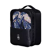 【COMET】牛津布三層鞋子收納包(旅行包 收納包 旅行鞋袋 分類收納袋/XB-025) 黑色
