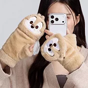 【ONEDER 旺達】迪士尼毛絨保暖手套 奇奇蒂蒂絨毛手套 造型手套-  奇奇與蒂蒂 CD-LM012